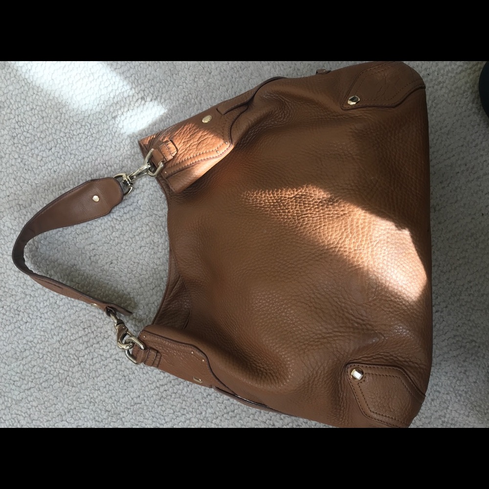 COLE HAAN BROWN LEATHER BAG - Picture 2 of 4